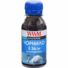 Чернила WWM E26 для Epson, Black, 100мл Пигментные